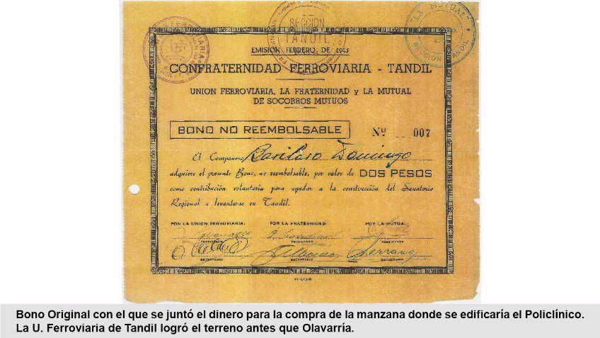 Policlínico, historias guardadas